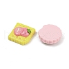 Opaque Resin Cabochons RESI-K043-16-2