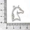 304 Stainless Steel Pendants STAS-U041-08P-3