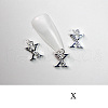 Alloy Rhinestone Cabochons MRMJ-T056-93P-X-1