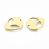 Ion Plating(IP) 201 Stainless Steel Pendants STAS-N098-117LG-3