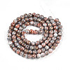 Baking Painted Glass Beads Strands X1-DGLA-N003-8mm-B05-3