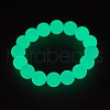 Synthetic Luminous Stone Beaded Stretch Bracelet BJEW-P203-10mm-01B-3