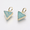 Natural Amazonite Pendants KK-G343-16-2