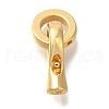 Brass Fold Over Clasps KK-K389-024G-1