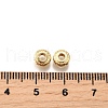 Brass Micro Pave Cubic Zirconia Beads KK-C106-14G-2