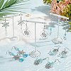 SUNNYCLUE DIY Christmas Snowflake Earring Making Kit DIY-SC0022-76-4
