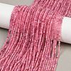 Natural Plum Blossom Tourmaline Beads Strands G-RM250101-A15-1