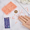 SUNNYCLUE 3 Strands Flat Round Handmade Polymer Clay Beads CLAY-SC0001-69B-3