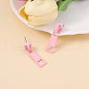 Zipper Slider Alloy Enamel Dangle Stud Earrings FS-WG34CD0-06-1