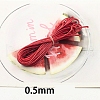 Waxed Polyester Cord YC-TAC0001-10-1