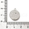 Brass Micro Pave Cubic Zirconia Pendants KK-Q035-16B-P-3