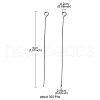 304 Stainless Steel Eye Pins STAS-YW0001-39-4