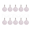 10Pcs Natural Rose Quartz Pendants G-HS0001-05-1