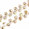 Transparent Glass Beads Strands X-GLAA-T006-14D-1