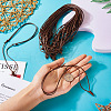 Eco-Friendly Korean Waxed Polyester Braided Adjustable Necklace Makings NJEW-TAC0015-01-5