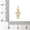 Brass Micro Pave Cubic Zirconia Pendants ZIRC-I356-17G-A04-3