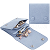 Beebeecraft 2Pcs Microfiber Cloth Jewelry Storage Bags with Brass Button ABAG-BBC0001-17A-02-1