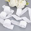 DELORIGIN 5 Rolls 5M Satin Frayed Ribbon SRIB-DR0001-01B-4