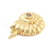 Brass Micro Pave Cubic Zirconia Pendants KK-L209-093G-2
