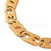 PVD Vacuum Plating 201 Stainless Steel Mariner Link Chain Bracelets BJEW-B078-77GP-2