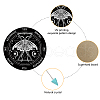 CREATCABIN 1Pc Chakra Gemstones Dowsing Pendulum Pendants FIND-CN0001-15J-3