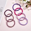 7Pcs 7 Style Handmade Polymer Clay Heishi Surfer Stretch Bracelets Set BJEW-SW00073-05-4