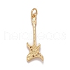 Brass Clear Cubic Zirconia Pendants KK-M229-51G-2