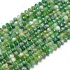 Natural Banded Agate Beads Strands G-P573-A14-01-2