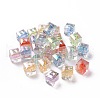 Luminous Transparent Acrylic Beads OACR-P011-08O-2