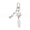 Natural Quartz Crystal Pendant Decorations HJEW-JM03020-02-2