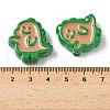 10Pcs Acrylic Enamel Beads OACR-H048-01C-02-3