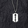 201 Stainless Steel Pendant Necklaces for Man NJEW-Q336-02C-P-2