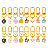 Alloy Enamel Pendant Decoration HJEW-UN00032-1