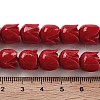 Synthetic Coral Flower Rose Beads Strands CORA-U001-01B-03-4