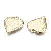 Rack Plating Hammered Alloy Pendants PALLOY-T077-98LG-RS-3