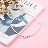 Polymer Clay Heishi Beaded Necklaces NJEW-JN03439-01-6