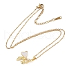 201 Stainless Steel Cable Chain Necklaces NJEW-P309-21G-2