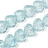Transparent Glass Beads Strands GLAA-H038-01G-1