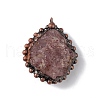 Natural Strawberry Quartz Pendants G-F739-10R-01-2