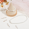 Beebeecraft 6Pcs Rack Plating Brass Micro Pave Clear Cubic Zirconia Fold Over Clasps KK-BBC0014-96-4