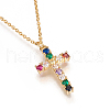 304 Stainless Steel Pendant Necklaces NJEW-E138-03G-2