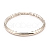 Brass Micro Pave Cubic Zirconia Bangles BJEW-F416-01P-2