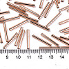 Electroplate Glass Bugle Beads SEED-S043-02C-03-3