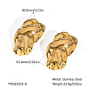 European Stainless Steel Stud Earrings ST3667-1-2