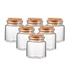 Glass Jar Glass Bottle for Bead Containers X-CON-E008-58x47mm-1