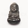 Natural Golden Sheen Obsidian Pendants G-G660-14-1