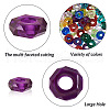 Mega Pet 180Pcs 9 Colors Transparent Resin European Beads RPDL-MP0001-02-4