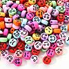 Opaque Acrylic Beads MACR-YW0001-22G-3