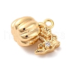 Brass Rhinestone Pendants KK-E793-20G-2