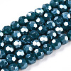 Opaque Glass Beads Strands EGLA-A035-P4mm-A36-1
